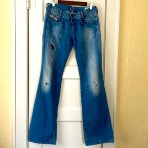 DIESEL Italian Rare Vintage NWOT WOMENS JEANS BOOTCUT Style LOUVELY size 29x34